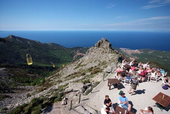 The Gondola lift on Elba